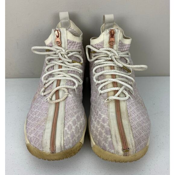 Men Nike Kith Lebron 15 knit zip-up mid shoes sneakers, 11 main image 6